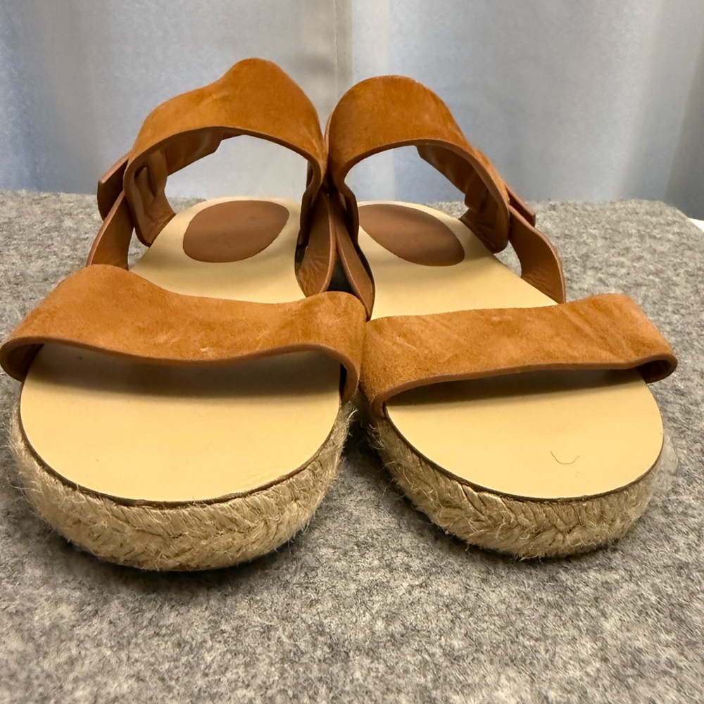 Jenni Kayne Leather Tan Sandals